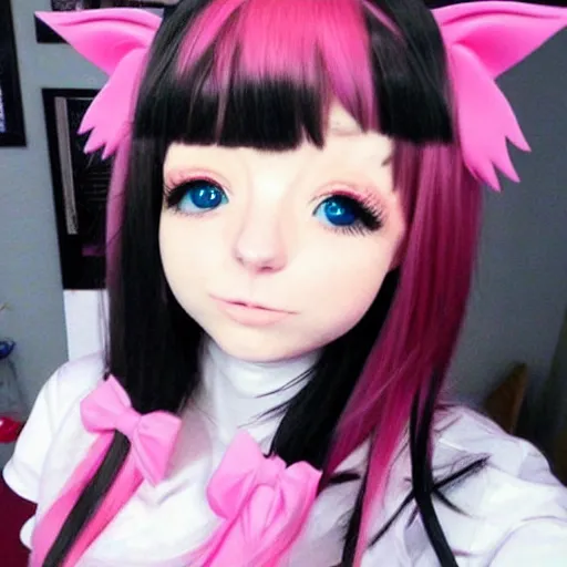 Prompt: They told me I could be anything. So I became the catgirl. Kawaii anime style.