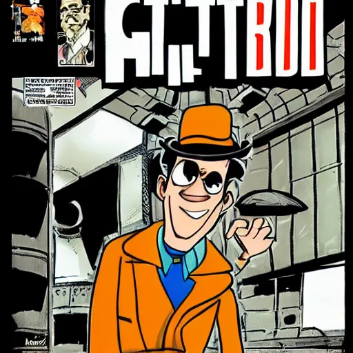 gritty inspector gadget reboot by todd mcfarlane, Stable Diffusion