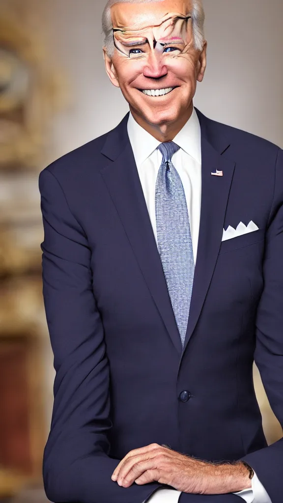 Prompt: Joe Biden as senator Armstrong, full body portrait