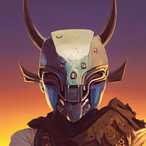 Image similar to cyberpunk viking helmet mask warrior goddess robot ninja fantasy, art gta 5 cover, official fanart behance hd artstation by jesper ejsing, by rhads, makoto shinkai and lois van baarle, ilya kuvshinov, ossdraws