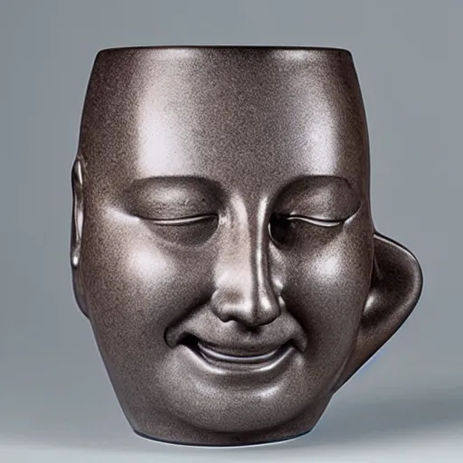 Image similar to a face jug, product image