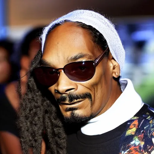 Image similar to snoop dogg with cat ears