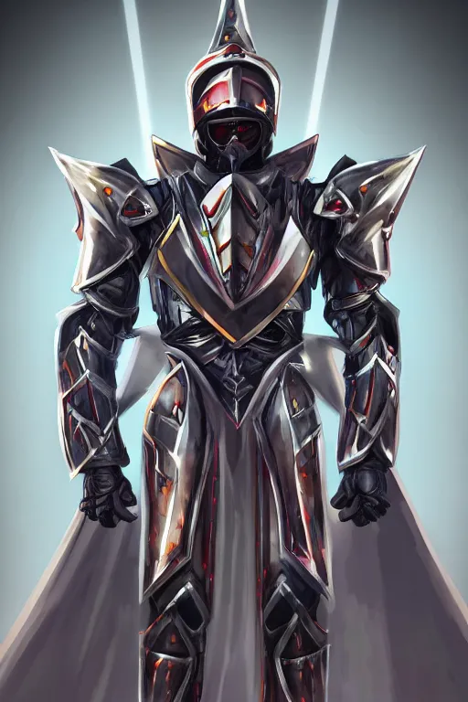 Image similar to helmet armor guardian destiny in witch queen illumination ray tracing hdr fanart arstation by sung choi robot ninja mask and eric pfeiffer and gabriel garza and casper konefal