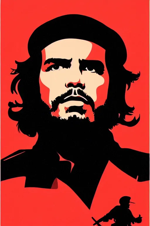 Che Guevara design - Jim Fitzpatrick art fans zone