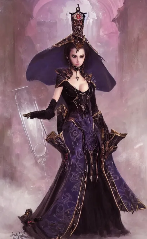 Image similar to Alchemy Imperial Princess knight gothic girl. By Konstantin Razumov, highly detailded