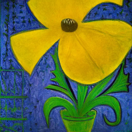 Prompt: intricate five star buttercup dream by pablo picasso, oil on canvas, hdr, high detail, photo realistic, hyperrealism, matte finish, high contrast, 3 d depth, centered, masterpiece, vivid and vibrant colors, enhanced light effect, enhanced eye detail, artstationhd