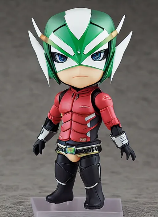 Image similar to kamen rider, an anime nendoroid of kamen rider, figurine, detailed product photo