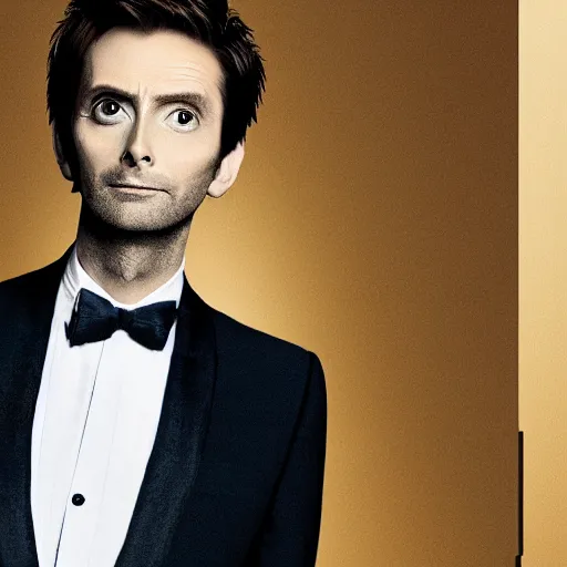 Image similar to photograph of david tennant in a tuxedo