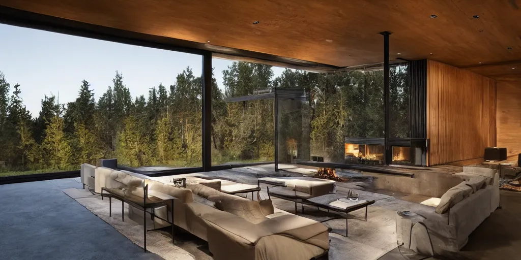 Image similar to large residence designed by tom kundig