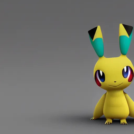 Image similar to new pokemon, 3 d rendered