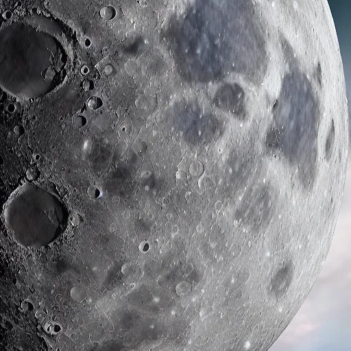 Image similar to photo of the moon, full moon, photorealistic, hd, 4 k, detailed, sharp, nasa