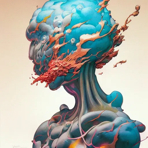 Image similar to prompt : magma character portrait soft light painted by james jean and katsuhiro otomo and erik jones, inspired by evangeleon anime, smooth face feature, intricate oil painting, high detail illustration, sharp high detail, manga and anime 1 9 9 9