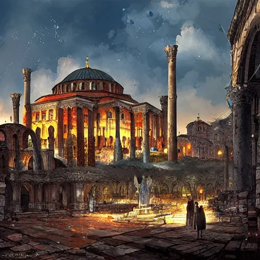 Image similar to The Roman city of Constantinople, by Marc Simonetti