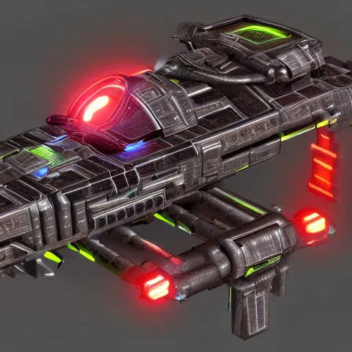 Image similar to magitech sci fi energy weapon of unknown tribal design