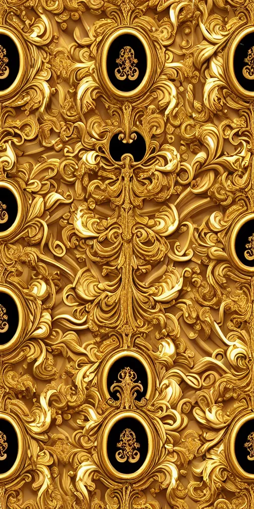 Image similar to the source of future growth dramatic, elaborate emotive Golden Baroque and Rococo styles to emphasise beauty as a transcendental, seamless pattern, symmetrical, large motifs, rainbow liquid splashing and flowing, Palace of Versailles, 8k image, supersharp, spirals and swirls in rococo style, medallions, iridescent black and rainbow colors with gold accents, perfect symmetry, High Definition, sci-fi, Octane render in Maya and Houdini, light, shadows, reflections, photorealistic, masterpiece, smooth gradients, high contrast, 3D, no blur, sharp focus, photorealistic, insanely detailed and intricate, cinematic lighting, Octane render, epic scene, 8K