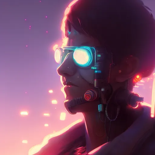 Prompt: cyberpunk cowboy, single subject, scenic full shot, ambient lighting, detailed face, by makoto shinkai, stanley artgerm lau, wlop, rossdraws