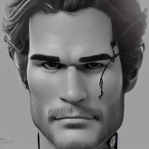 Prompt: henry caville as woody in toy story, portrait, artstation, concept art, illustration, arty by artgerm, very detailed