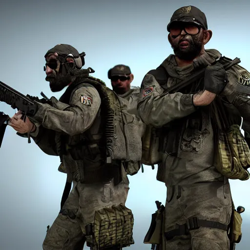 Image similar to monkey navy seals, call of duty, fully armed, 4 k, photorealistic, detailed