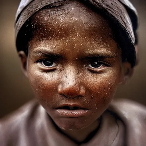 Image similar to portrait of the Storm, by Steve McCurry, clean, detailed, award winning