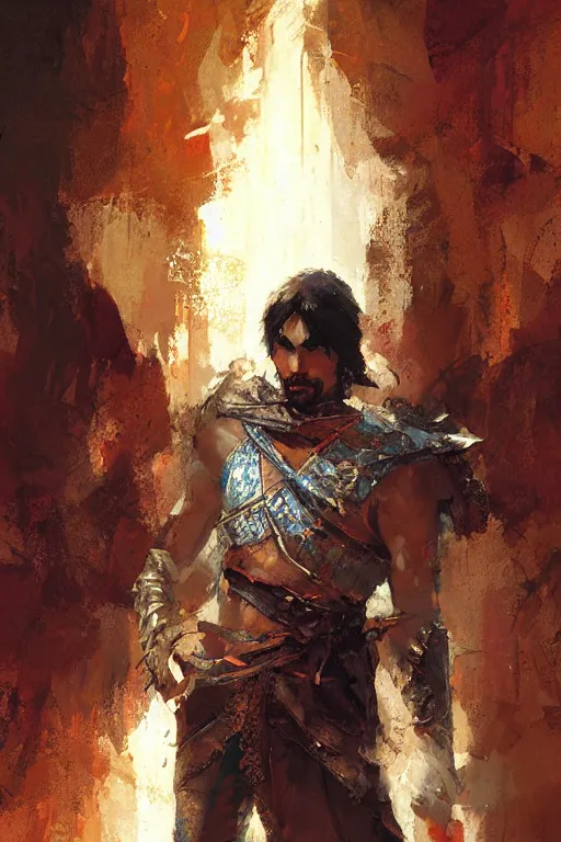 Image similar to prince of persia warrior within portrait by craig mullins