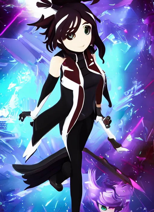 Image similar to rwby neo