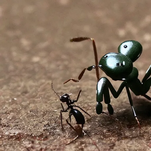 Image similar to ant person