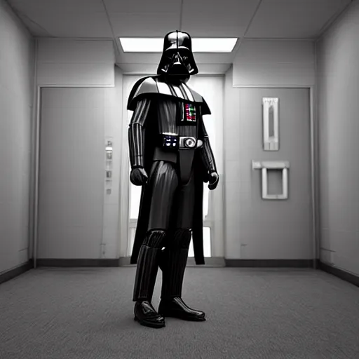 Prompt: “Darth Vader as school principal, rendered with unreal 5 engine”
