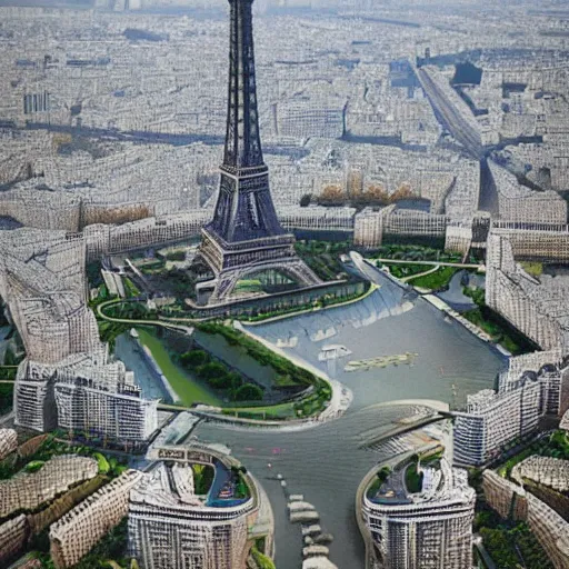 Prompt: paris with canton tower, ultra realistic, cinematic