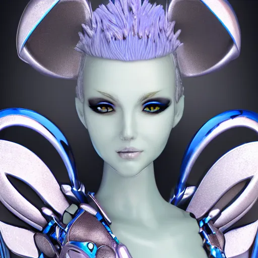 Prompt: amazing photorealistic close-up bust shot of a cute and beautiful anthro robot female drago, has two blue cat-like eyes, a sleek yet elegant design of metal plating, with two big epic wings behind her, two arms, the background is of the beach at night; high quality digital art, artstation, deviantart, furaffinity, high quality detail