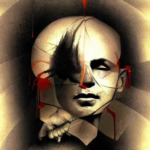 Image similar to In Tokyo I'm known as the Sentient Dreamer, by Dave McKean, high quality, 8k, trending on Artstation, beautiful, surreal