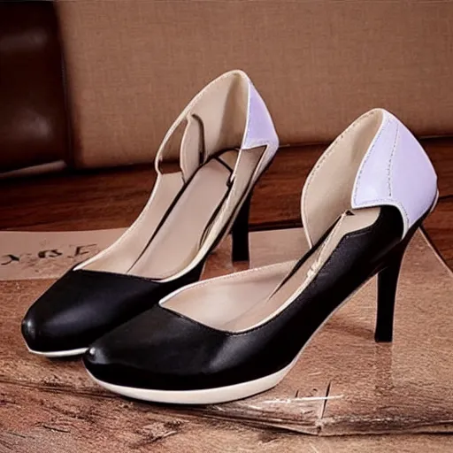 Image similar to beautiful leather high heels lady shoes inspired by the eiffel tower