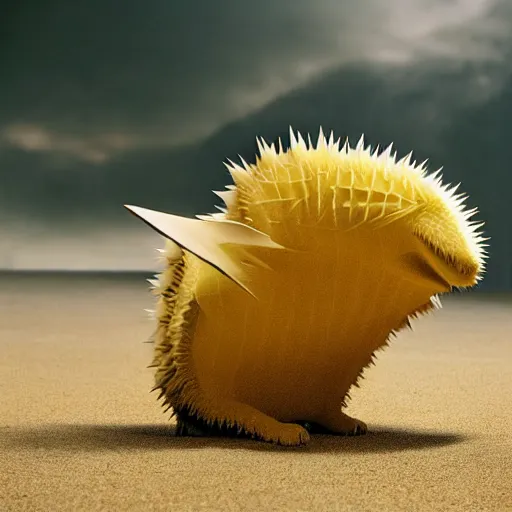 Image similar to national geographic professional photo of sandslash, award winning