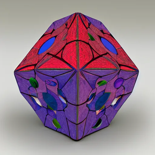 Prompt: magical dodecahedron