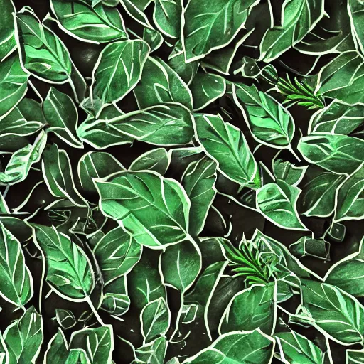 Image similar to retro, hd illustration of military troops, mint leaves, inspired by watercolor masterpieces, trending on artstation, 4 k