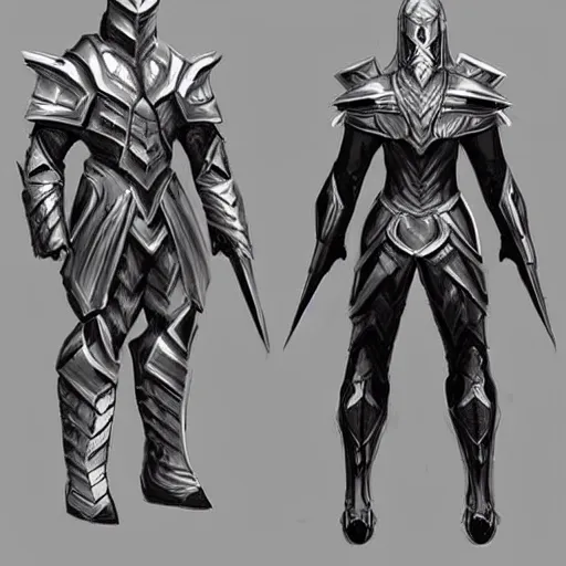 Image similar to infinity blade concept art, armor