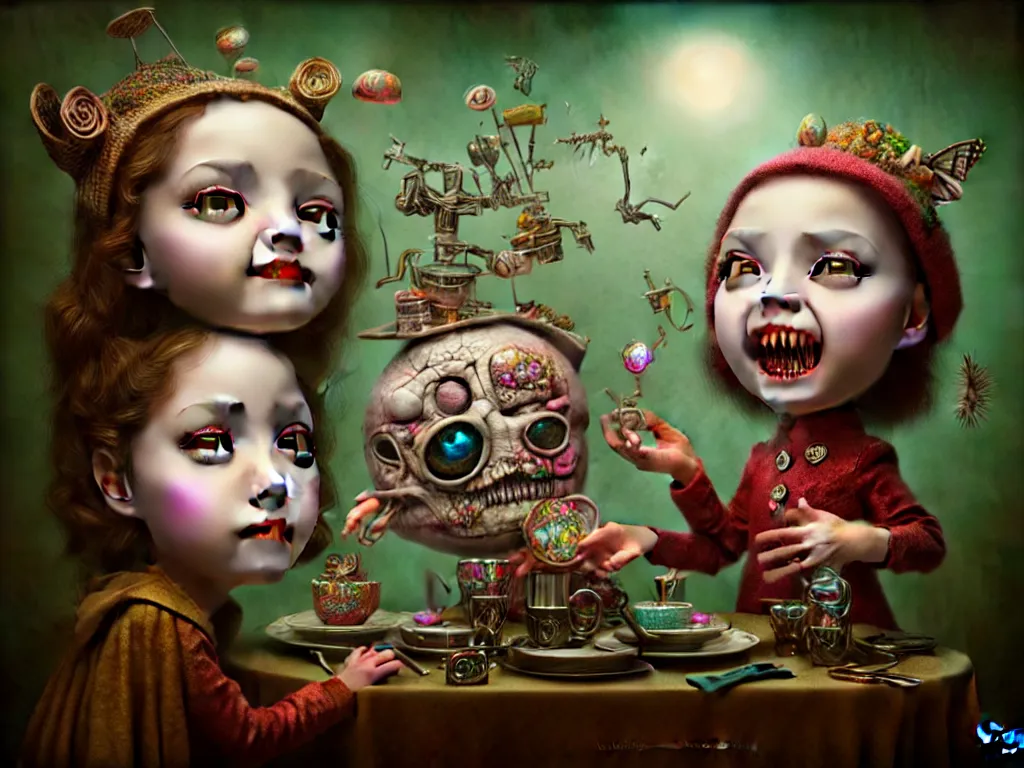 Prompt: highly detailed photo of happy, trending on deviantart, neo surrealism, sharp focus, 4 k, a lot of little details, octane, masterpiece, art by mark ryden