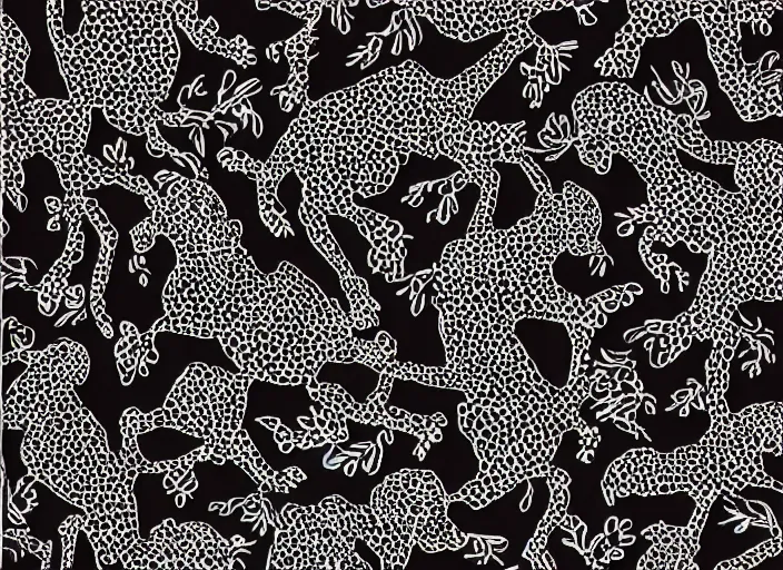 Image similar to pattern dobermage puppies, blackberries pattern, blackbirds, blackskulls, elegant, dark matte, insanely detailed and intricate, hypermaximalist, elegant, ornate, hyper realistic, super detailed, by James Audubon