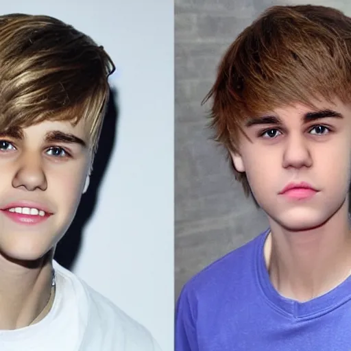 Image similar to a mouse that looks like justin bieber