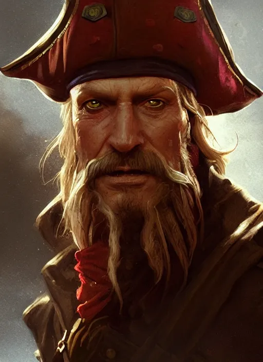 Prompt: portrait, old pirate captain, dramatic lighting, cinematic, establishing shot, extremly high detail, foto realistic, cinematic lighting, post processed, concept art, artstation, matte painting, style by eddie mendoza, raphael lacoste, alex ross