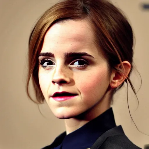 Prompt: emma watson as a pixar character