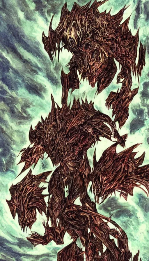 Image similar to The end of an organism, from Final fantasy