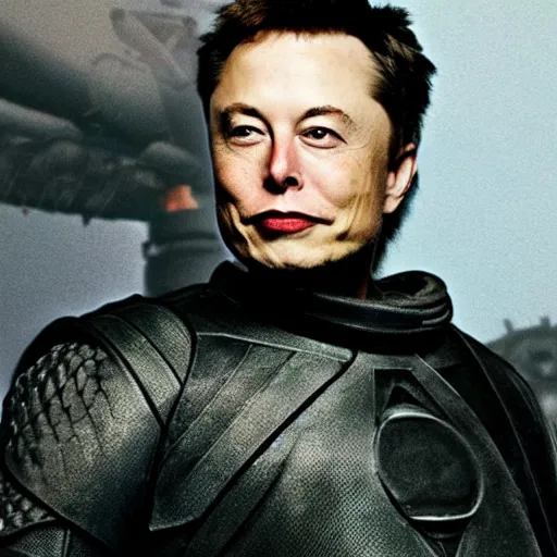 Image similar to Elon Musk as Emperor Shaddam IV, in Dune