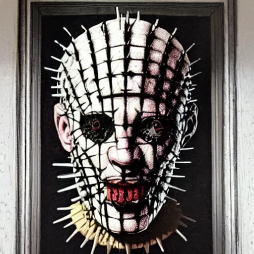 Prompt: hellraiser pinhead cenobite by giger and agostino arrivabene