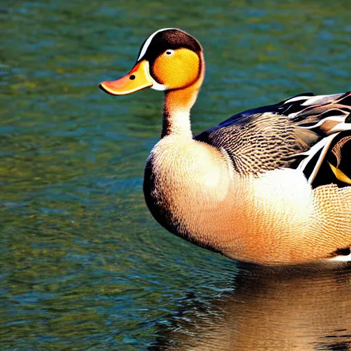 Prompt: duck over another duck