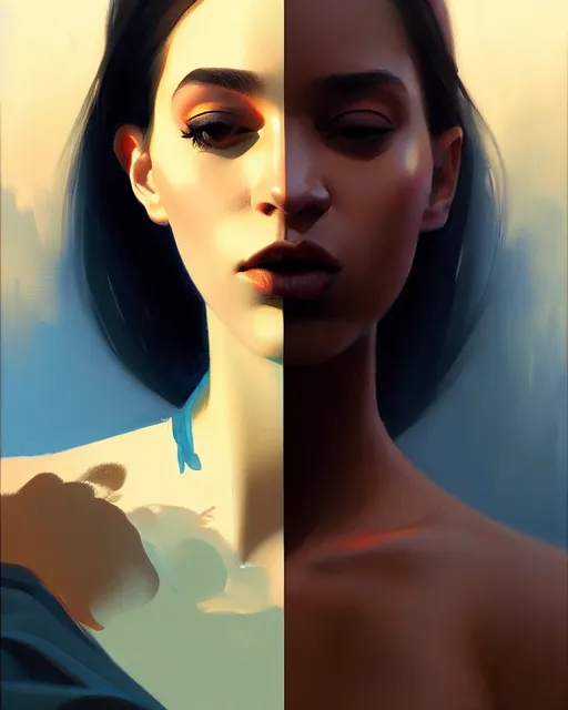 Prompt: stylized portrait of an artistic pose, composition, surreal composition of a young lady with smoke by akut aydodu, realistic shaded, fine details, realistic shaded lighting poster by ilya kuvshinov, magali villeneuve, artgerm, jeremy lipkin and michael garmash and rob rey