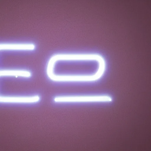 Prompt: the letter L logo neon 4k
