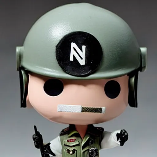 Image similar to Nendroid GG Allin with nazi helmet and heroin kit