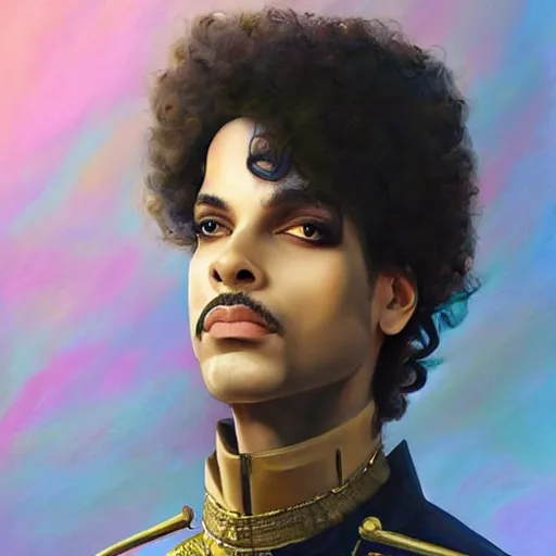 Image similar to a highly detailed painting. Prince wants to be your girlfriend. Trending on Artstation.