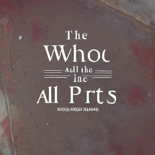 Prompt: the whole in all the parts