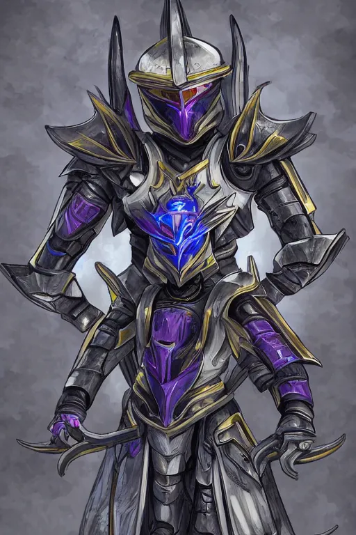 Image similar to helmet armor guardian destiny in witch queen illumination ray tracing hdr fanart arstation by sung choi robot ninja mask and eric pfeiffer and gabriel garza and casper konefal